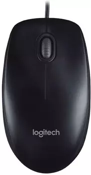 Мышь Logitech B100 910-006605, цвет черный