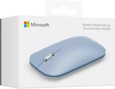 Мышь Microsoft Corporation Modern Mobile Mouse KTF-00039, цвет светло-голубой