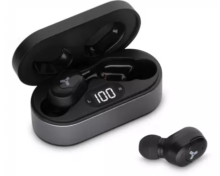 Наушники Accesstyle Silver TWS, цвет серый/черный