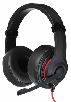 Наушники Oklick HS-L330G NIGHTMARE, цвет красный/черный