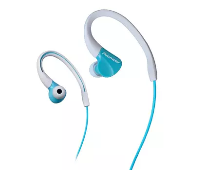 Наушники Pioneer SE-E3, цвет голубой/белый