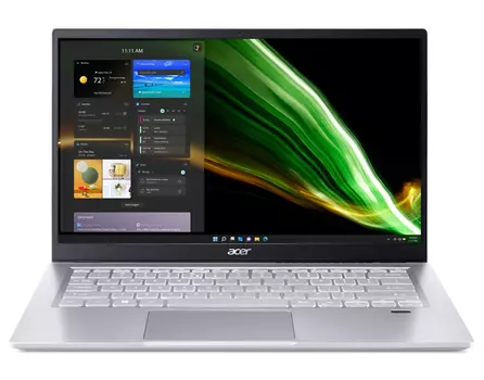 Ноутбук ACER Swift 3 SF314-43-R3QT AMD Ryzen 5 5500U (серебристый)