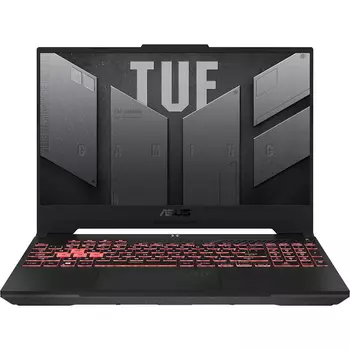 Ноутбук Asus TUF Gaming A15 FA507NV-LP089 Ryzen 7 7735HS 16Gb SSD512Gb NVIDIA GeForce RTX4060 8Gb 15.6" IPS FHD (1920x1080) noOS grey WiFi BT Cam (90NR0E85-M00700)