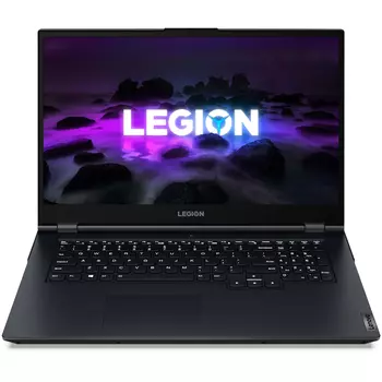 Ноутбук Lenovo Legion 5 17ACH6 Ryzen 5 5600H 8Gb SSD512Gb NVIDIA GeForce RTX 3050 4Gb 17.3" IPS FHD (1920x1080) Windows 11 Home dk.blue WiFi BT Cam (82K000ABRU)