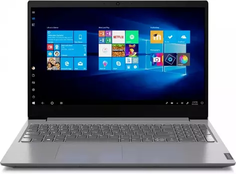 Ноутбук Lenovo V15 IML Core i5 10210U 8Gb SSD256Gb NVIDIA GeForce MX330 2Gb 15.6" TN FHD (1920x1080) Free DOS grey WiFi BT Cam (82NB006EUE_RU)
