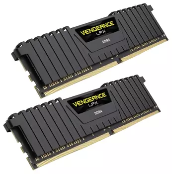Оперативная память Corsair Venegance LPX DDR4 2400МГц 2x4GB, CMK8GX4M2A2400C16
