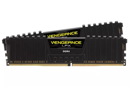 Оперативная память Corsair Vengeance LPX DDR4 3000МГц CMK16GX4M2B3000C15, RTL