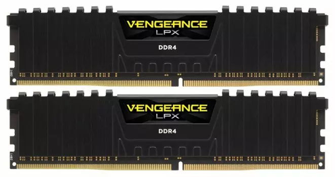 Оперативная память Corsair Vengeance LPX DDR4 3200МГц 2x8GB, CMK16GX4M2E3200C16, RTL