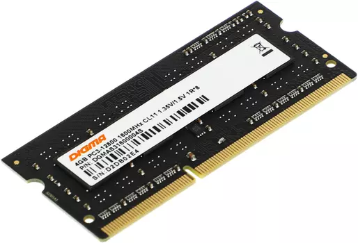 Оперативная память DIGMA DDR3L 4Gb, DGMAS31600004S, RTL