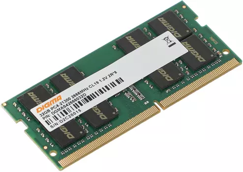 Оперативная память DIGMA DDR4 32Gb, DGMAS42666032D, RTL