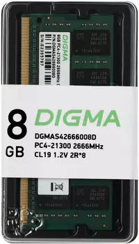Оперативная память DIGMA DDR4 8Gb, DGMAS42666008D, RTL