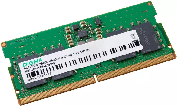Оперативная память DIGMA DDR5 8GB, DGMAS5480008S, RTL