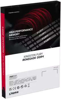 Оперативная память Kingston Desktop DDR4 3600МГц 16GB, KF436C16RB1/16, RTL