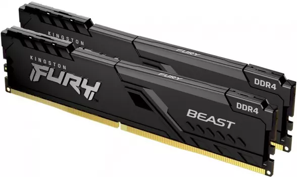 Оперативная память Kingston FURY Beast Black KF432C16BBK2/16, RTL
