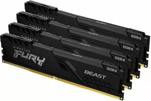 Оперативная память Kingston FURY Beast Black KF432C16BBK4/16