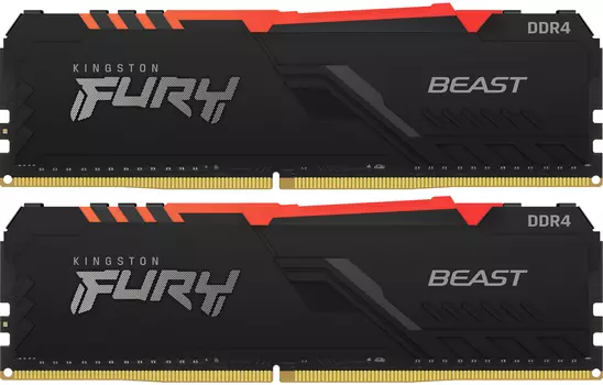 Оперативная память Kingston FURY Beast RGB KF432C16BB1AK2/32