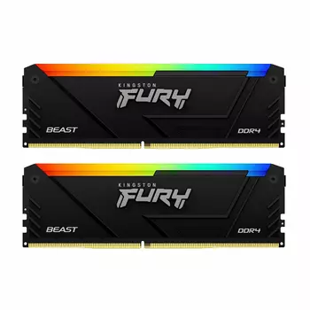 Оперативная память Kingston FURY Beast RGB KF432C16BB2AK2/64
