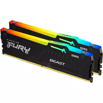 Оперативная память Kingston FURY Beast RGB KF560C40BBAK2-16