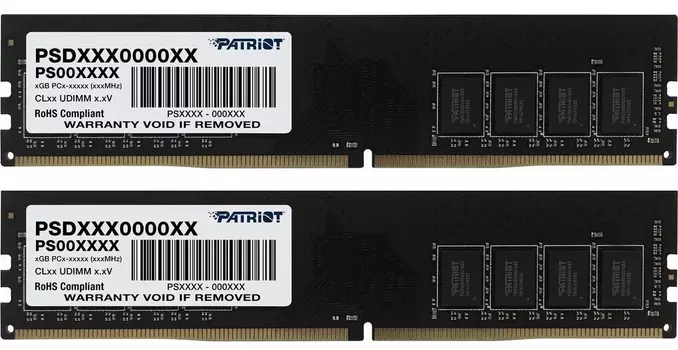 Оперативная память Patriot Desktop DDR4 3200МГц 2x8GB, PSD416G3200K, RTL