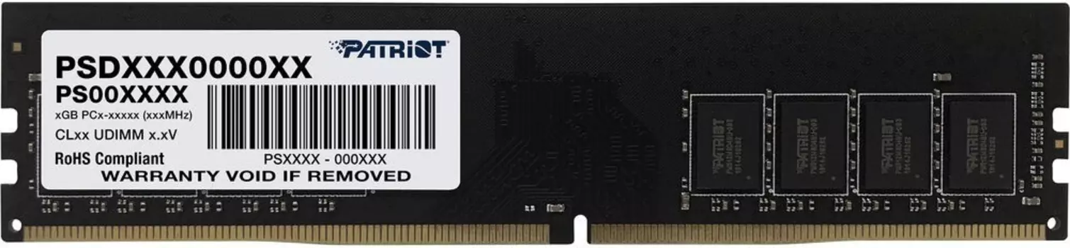 Оперативная память Patriot Desktop DDR4 3200МГц 8Gb, PSD48G320081
