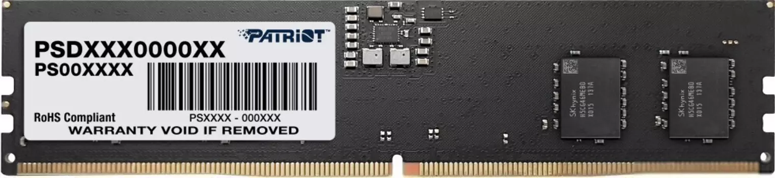 Оперативная память Patriot Desktop DDR5 5200МГц 16GB, PSD516G520081, RTL