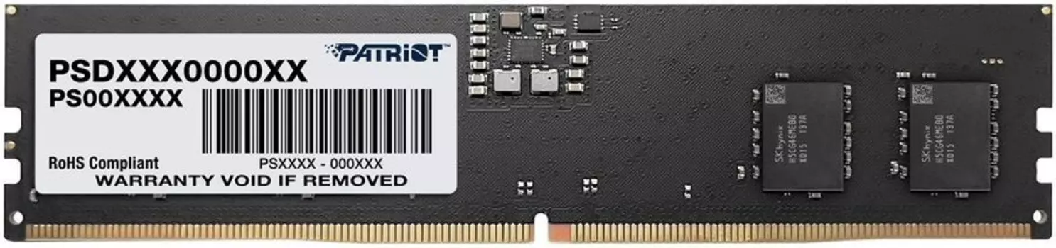 Оперативная память Patriot Desktop DDR5 5600МГц 8GB, PSD58G560041, RTL