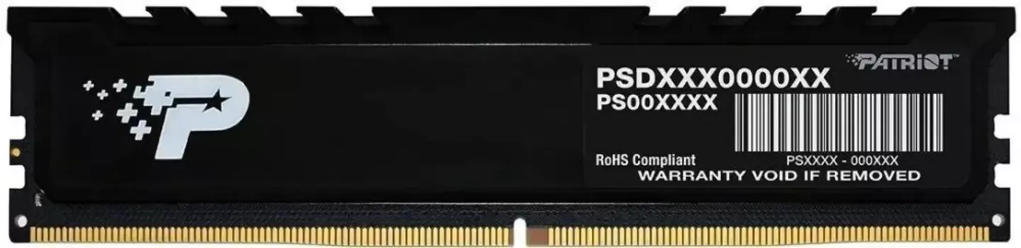 Оперативная память Patriot Signature Premium DDR5 4800МГц 8GB, PSP58G480041H1, RTL