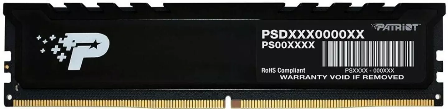 Оперативная память Patriot Signature Premium DDR5 4800МГц 32GB, PSP532G48002H1, RTL