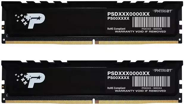 Оперативная память Patriot Signature Premium DDR5 5600МГц 2x16GB, PSP532G5600KH1
