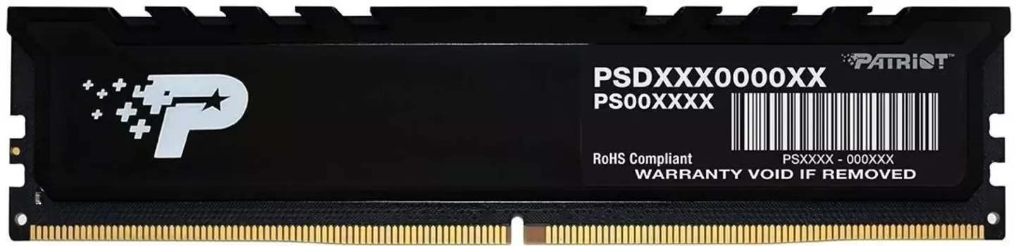 Оперативная память Patriot Signature Premium DDR5 5600МГц 16GB, PSP516G560081H1