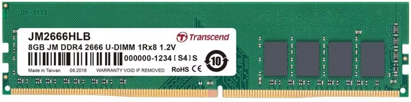 Оперативная память TRANSCEND DDR4 16GB, JM2666HLB-16G