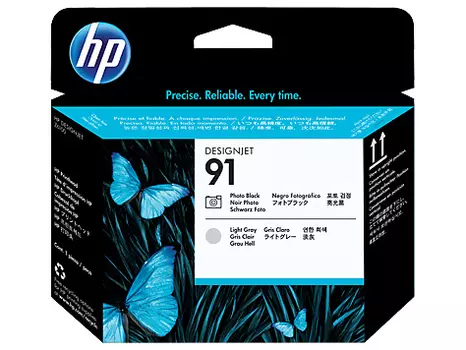 Печатающая головка черный, светло-серый HP Inc. 91, C9463A