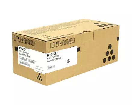 Принт-картридж черный Ricoh SPC310HE, 407634