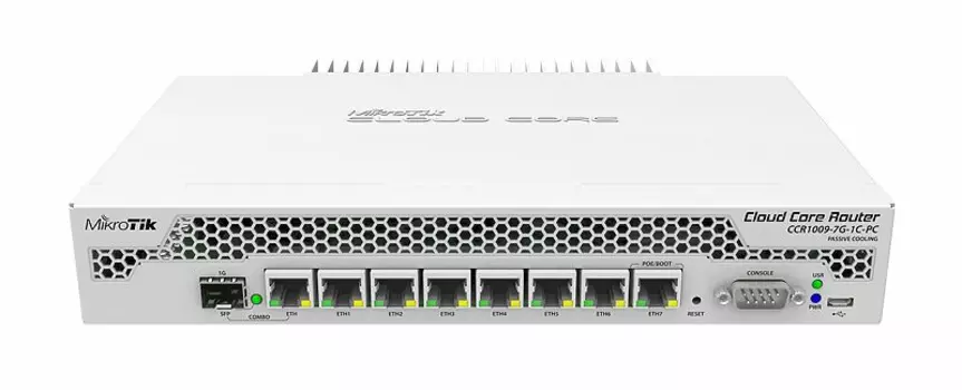 Проводной роутер MikroTik CCR1009-7G-1C-PC
