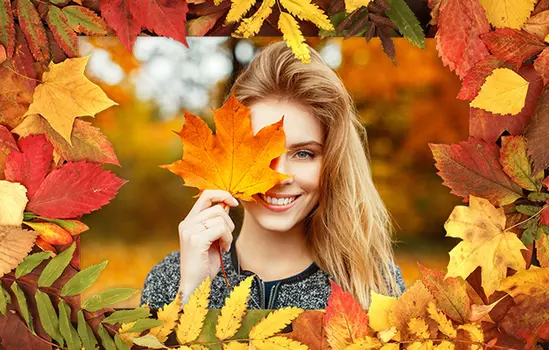 Рамки для фото Осенние листья 100 готовых рамок для фотографий