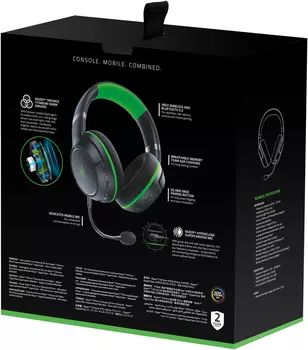 Bluetooth-гарнитура Razer Kaira Pro for Xbox, цвет белый/черный