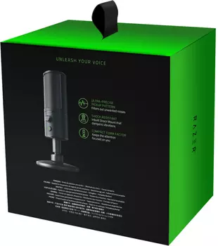 Razer Seiren X - Desktop Cardioid Condenser Microphone - FRML Packaging