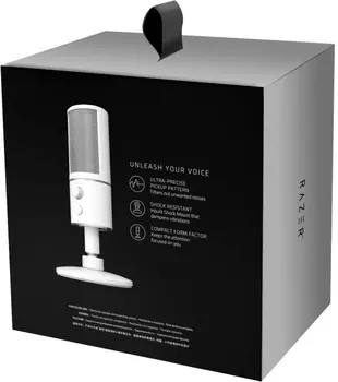 Razer Seiren X Mercury - Desktop Cardioid Condenser Microphone - FRML Packaging