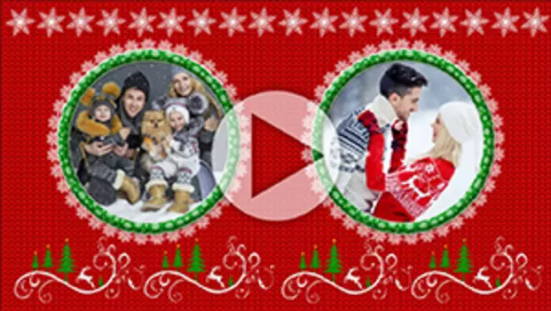 Шаблоны для слайд-шоу Зимние узоры