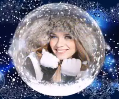 Шаблоны для зимнего слайд-шоу