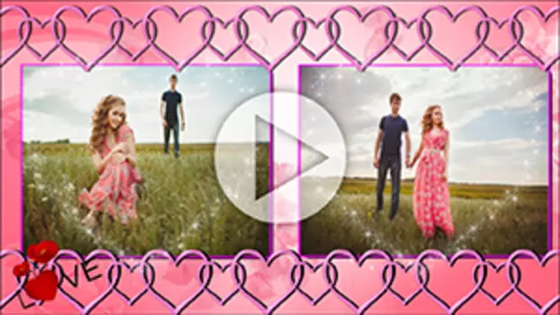 Шаблоны слайд-шоу История любви