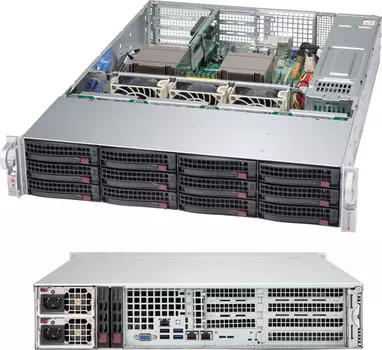 Шасси SUPERMICRO SuperChassis 2U 826BE1C-R920WB