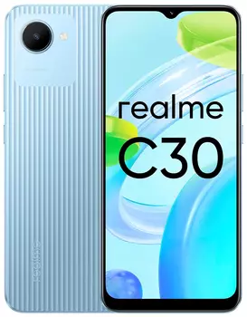 Смартфон realme C30 64 ГБ голубой