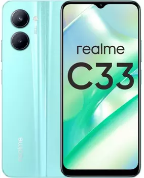 Смартфон realme C33 64 ГБ голубой