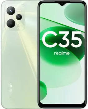 Смартфон realme C35 64 ГБ зеленый
