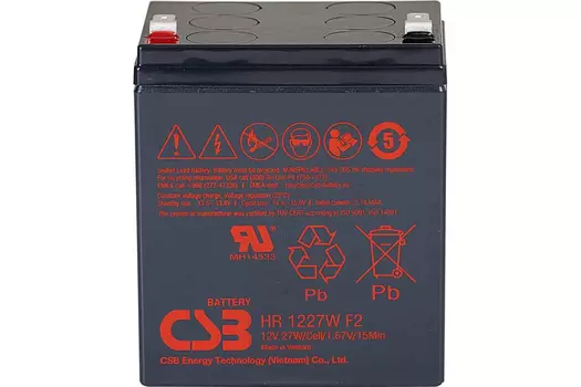 Сменная батарея для ИБП CSB HR 1227W F2