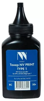 Тонер черный NVPrint для HP, NV-HP LJ M104 (50 г)type1