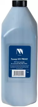 Тонер черный NVPrint для Lexmark, NV-LX-TYPE1-1KG