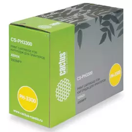Тонер-картридж черный Cactus CS-PH3300S
