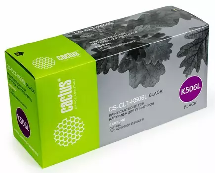 Тонер-картридж черный Cactus CS-CLT-K506L